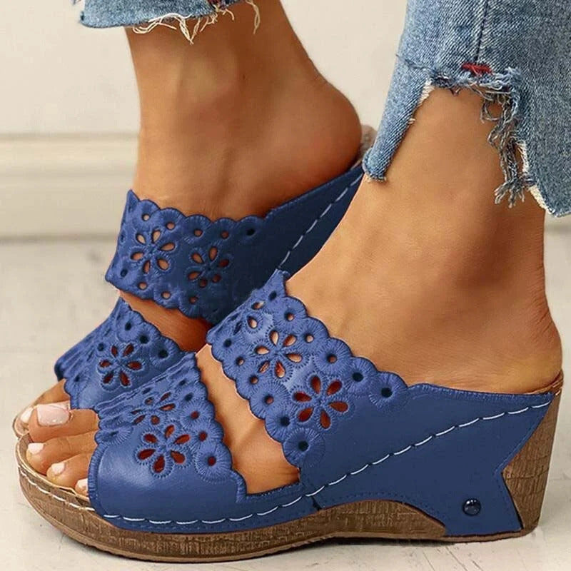 Natacha™ | Sandal Med Kilehæl