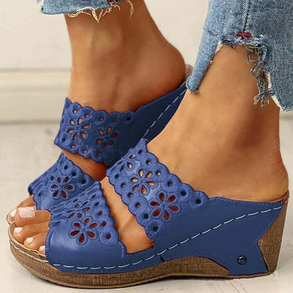 Natacha™ | Sandal Med Kilehæl