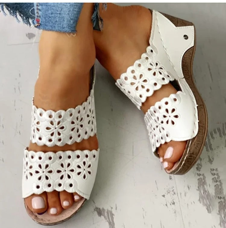 Natacha™ | Sandal Med Kilehæl